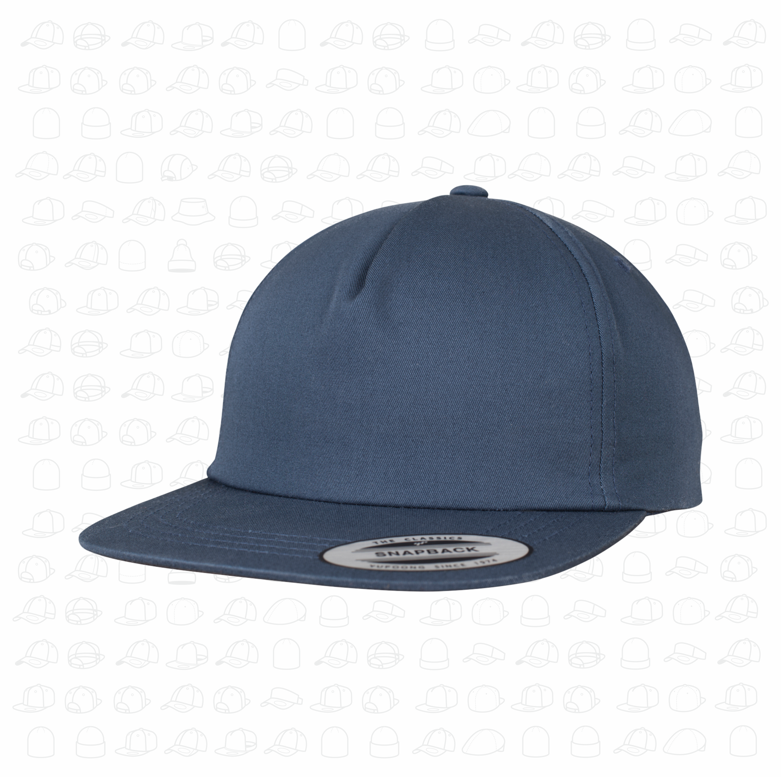 Unstructured 5 Panel Snapback — London Snapbacks